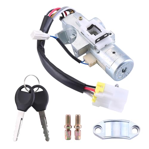 D87004S100 Ignition Switch Lock Cylinder with 2 Keys and fod